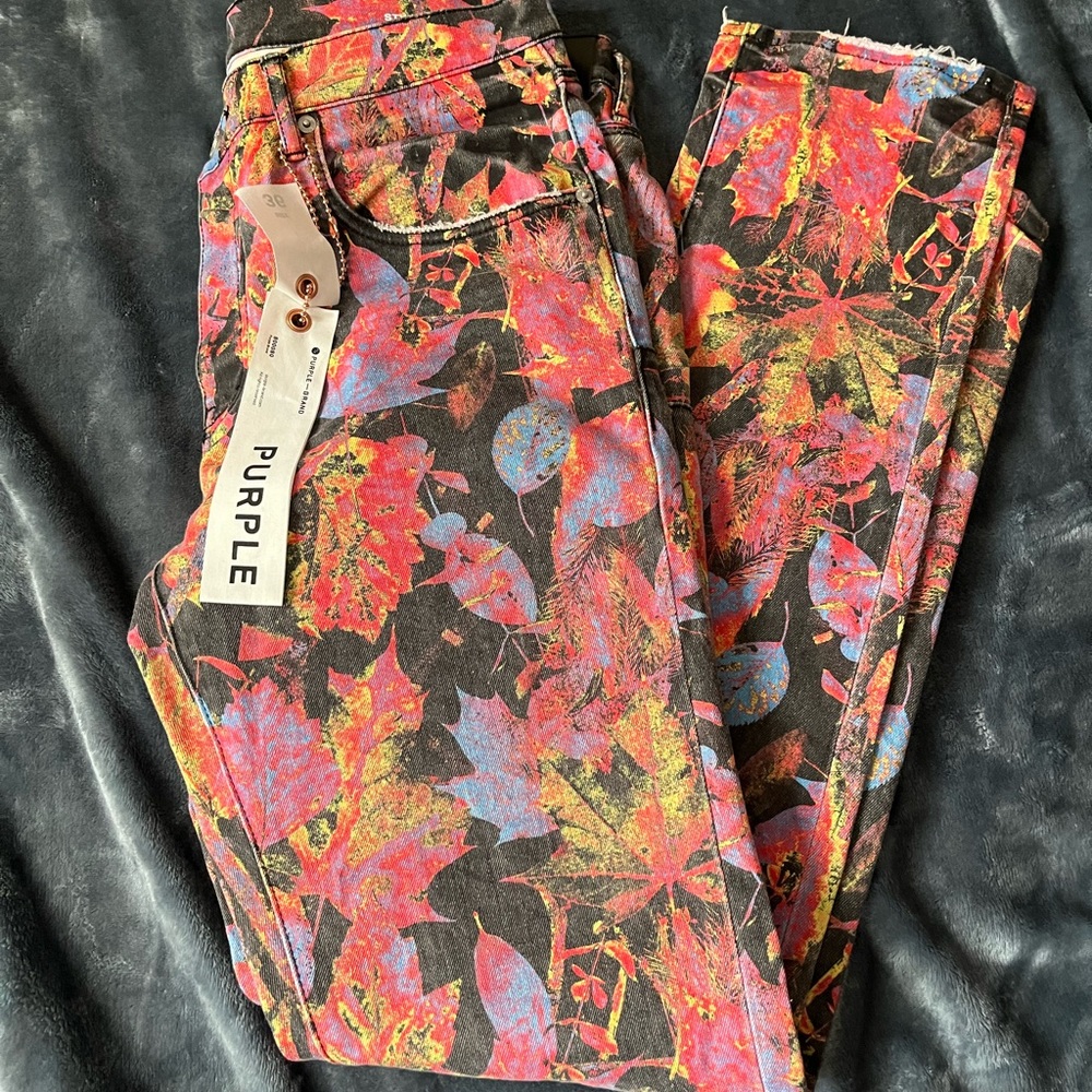 Purple jeans brand pants 36 brand new